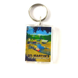 St. Martin's New Brunswick Keychain Acrylic Covered Bridge
